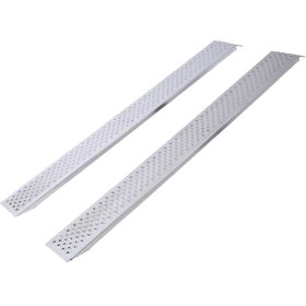 Aluminum Ramps,78"Lx8.5"W Lightweight Loading Ramps,880lbs/PR Capacity,Atv Ramps for Pickup Trucks,Lawn Mower,Portable Ramp for Motorcycle, Truck