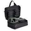 Range Bag for 2 Pistols, Tactical Gun Bag with 2 Built-in Removable Pistol Bags & 6 Detachable Magazines, Gun Range Bag for Outdoor Hunting Shooting
