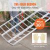 Aluminum Ramps, 1500 lbs, Tri-Fold Ramp with Load Straps, Folding Loading Ramp for Motorcycle, Tractor, ATV/UTV, Trucks, Lawn Mower, Snow Blower